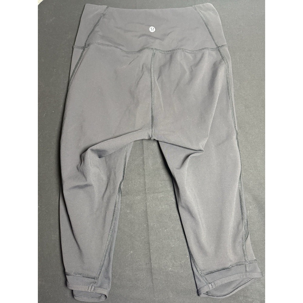 Lululemon Womens Black Compression Leggings Size 8 Activewear